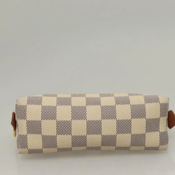 LOUIS VUITTON Damier Azur Pochette Cosmetic PM Pouch - Picture 3 of 15